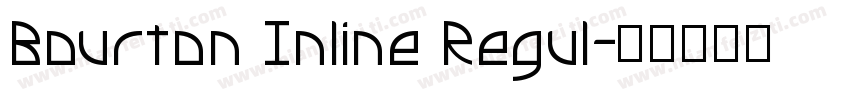 Bourton Inline Regul字体转换